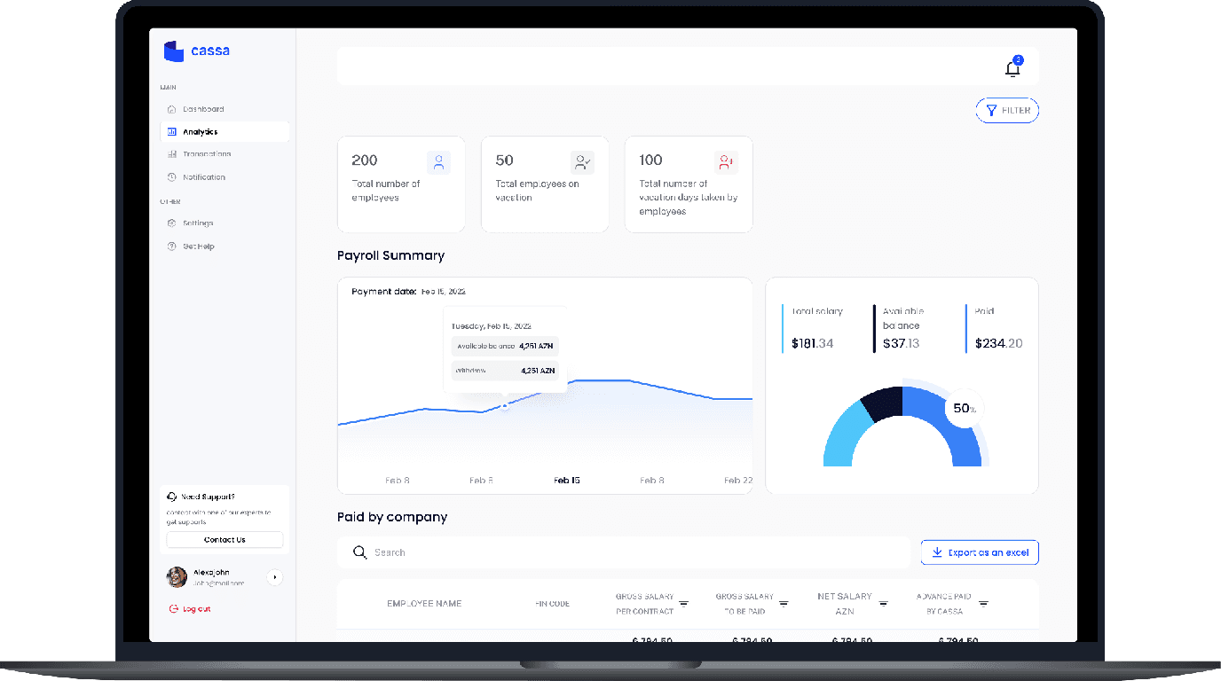 Dashboard Mockup
